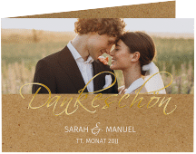 Dankeskarte Hochzeit Big Picture