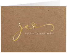 Klick: Details zu Danksagungskarte Hochzeit "Jawort" anzeigen Danksagungskarte Hochzeit "Jawort"