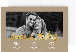 Klick: Details zu Save the Date-Postkarte "Icons" anzeigen Save the Date-Postkarte "Icons"