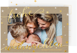 Klick: Details zu Weihnachtskarte "Sternenlicht" anzeigen Weihnachtskarte "Sternenlicht"
