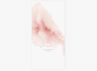Tagesablauf Hochzeit Pastell lange Karte hoch rosa