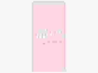 Menükarte Hochzeit Glam lange Karte hoch rosa