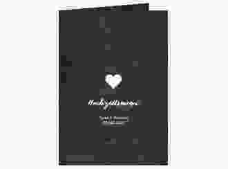 Menükarte Hochzeit Sparkly A5 Klappkarte hoch gold