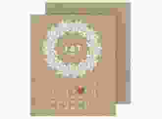 Save the Date-Kalenderblatt Mariage Kalenderblatt-Karte beige mit Bogen aus weißer Spitze