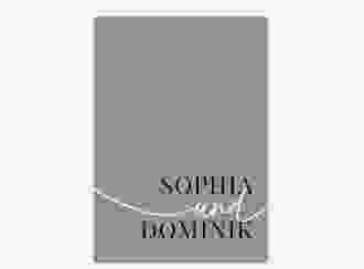 Kirchenheft Hochzeit Easy A5 Klappkarte hoch gruen im modernen minimalistischen Design