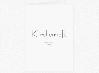 Klick: Details zu Kirchenheft Hochzeit "Twohearts" anzeigen Kirchenheft Hochzeit Twohearts A5 Klappkarte hoch beige