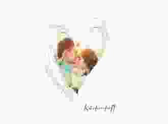 Kirchenheft Hochzeit Liebe A5 Klappkarte hoch braun
