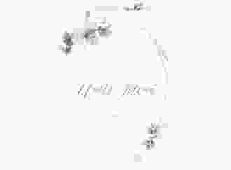 Menükarte Hochzeit Greenish A5 Klappkarte hoch gruen