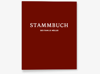 Stammbuch A4 Standesamt Stammbuch A4 rot