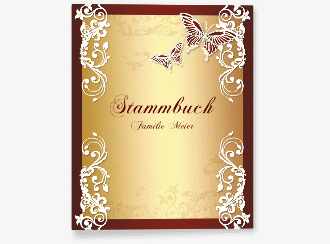 Klick: Details zu Stammbuch A4 "Toulouse" anzeigen Stammbuch A4 Toulouse Stammbuch A4 rot