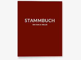 Stammbuch A4 Standesamt Stammbuch A4 rot