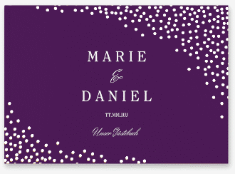 Gästebuch A4 quer Glitter A4 quer, Hardcover lila