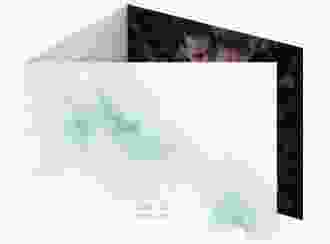 Hochzeitseinladung Pastell A6 Doppel-Klappkarte mint