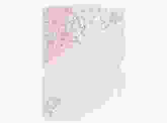 Einladungskarte Hochzeit Pfingstrosen A6 Klappkarte hoch rosa
