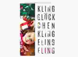 Weihnachtskarte Klingeling A6 Klappkarte hoch mint