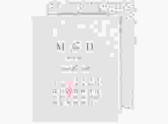 Save the Date-Kalenderblatt Glitter Kalenderblatt-Karte rosa