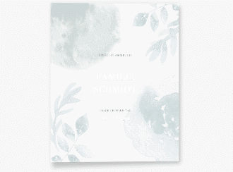 Stammbuch A4 Blätterdruck Stammbuch A4 mint