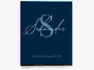 Stammbuch A4 Familienname Stammbuch A4 blau