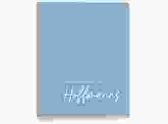 Stammbuch A4 Simple Clean Stammbuch A4 blau