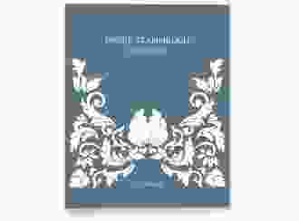 Stammbuch A4 Royal Stammbuch A4 blau mit barockem Blumen-Ornament