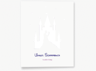 Klick: Details zu Stammbuch A4 "Castle" anzeigen Stammbuch A4 Castle Stammbuch A4 lila