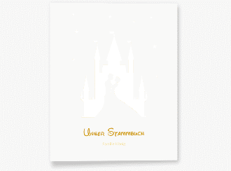 Klick: Details zu Stammbuch A4 "Castle" anzeigen Stammbuch A4 Castle Stammbuch A4 gold