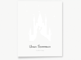 Klick: Details zu Stammbuch A4 "Castle" anzeigen Stammbuch A4 Castle Stammbuch A4 grau