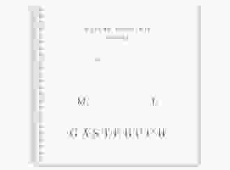 Gästebuch Hochzeit Infinity Ringbindung blau