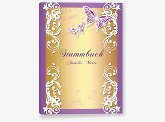 Klick: Details zu Stammbuch A5 "Toulouse" anzeigen Stammbuch A5 Toulouse Stammbuch A5 lila