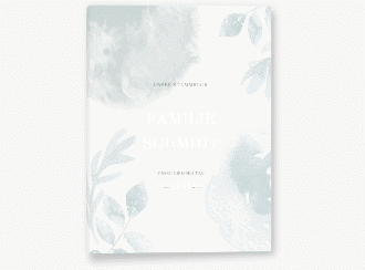 Stammbuch A5 Blätterdruck Stammbuch A5 mint