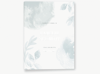 Stammbuch A5 Blätterdruck Stammbuch A5 mint