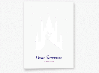 Klick: Details zu Stammbuch A5 "Castle" anzeigen Stammbuch A5 Castle Stammbuch A5 lila