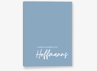 Stammbuch A5 Simple Clean Stammbuch A5 blau