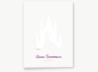 Klick: Details zu Stammbuch A5 "Castle" anzeigen Stammbuch A5 Castle Stammbuch A5 pink