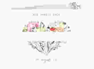 Dankeskarte Hochzeit Wildblumenherz A6 Klappkarte quer bunt