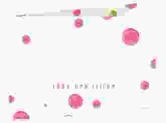 Einladung 50. Geburtstag Dots A6 Klappkarte quer pink