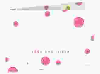 Einladung 30. Geburtstag Dots A6 Klappkarte quer pink