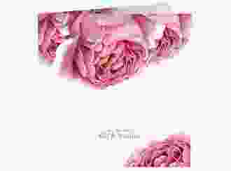 Hochzeitseinladung Cherie quadr. Klappkarte rosa