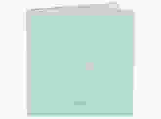 Hochzeitseinladung Lebenstraum quadr. Klappkarte mint