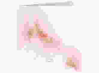 Hochzeitseinladung Pastell quadr. Klappkarte rosa