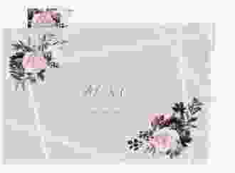 Save the Date-Postkarte Azalie A6 Postkarte rosa