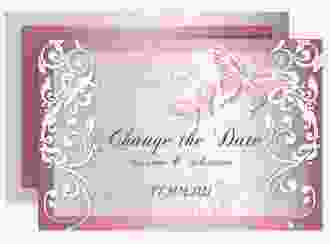 Change the Date-Karte Toulouse A6 Karte quer rosa