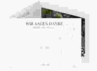 Danksagungskarte Royal A6 Doppel-Klappkarte weiss mit barockem Blumen-Ornament