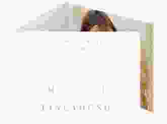 Hochzeitseinladung Infinity A6 Doppel-Klappkarte gruen