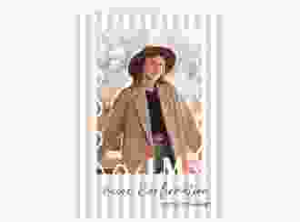 Konfirmationseinladung Modern Wave A6 Klappkarte hoch beige