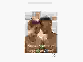 Einladungskarte Hochzeit Liebesbrief A6 Klappkarte hoch weiss