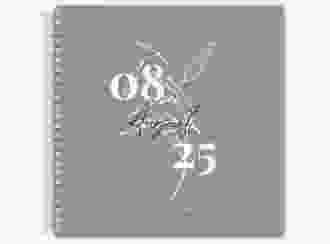 Gästebuch Hochzeit Seed Ringbindung gruen