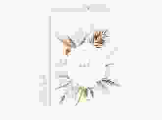 Save the Date-Karte Bohemian A6 Karte hoch beige