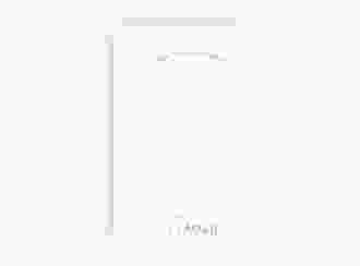 Save the Date-Karte Federschrift A6 Karte hoch weiss in schlichtem Design mit Kalligrafie