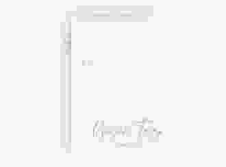 Save the Date-Karte Day A6 Karte hoch weiss mit Datum im minimalistischen Design